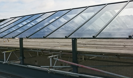 commercial glass roof