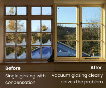 Mask Group Before After Condensation Glazing