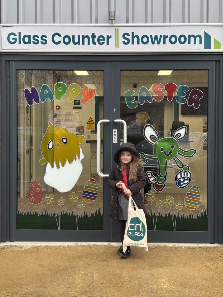 Primary School pupil wins first prize as Easter artwork is transformed into glass at CN Glass